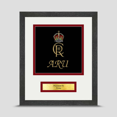 Army Rugby Union Framed Military Embroidery Presentation