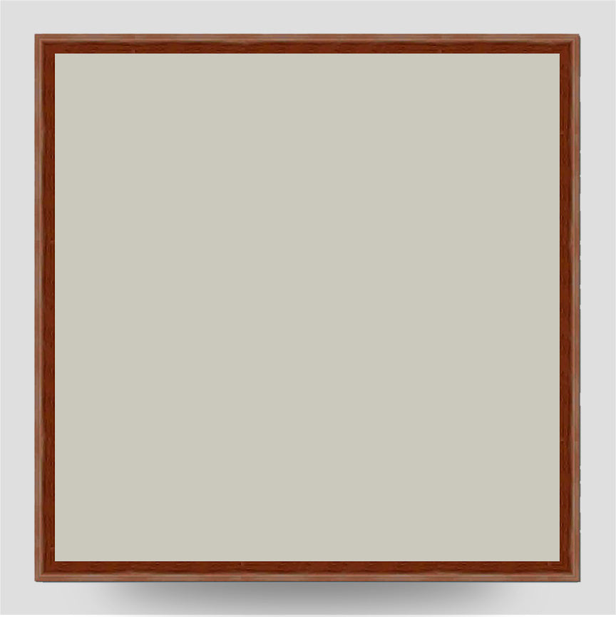 Thin Brown Cushion 30x30cm Picture Frame with Four 6x4 Pictures - Free Delivery