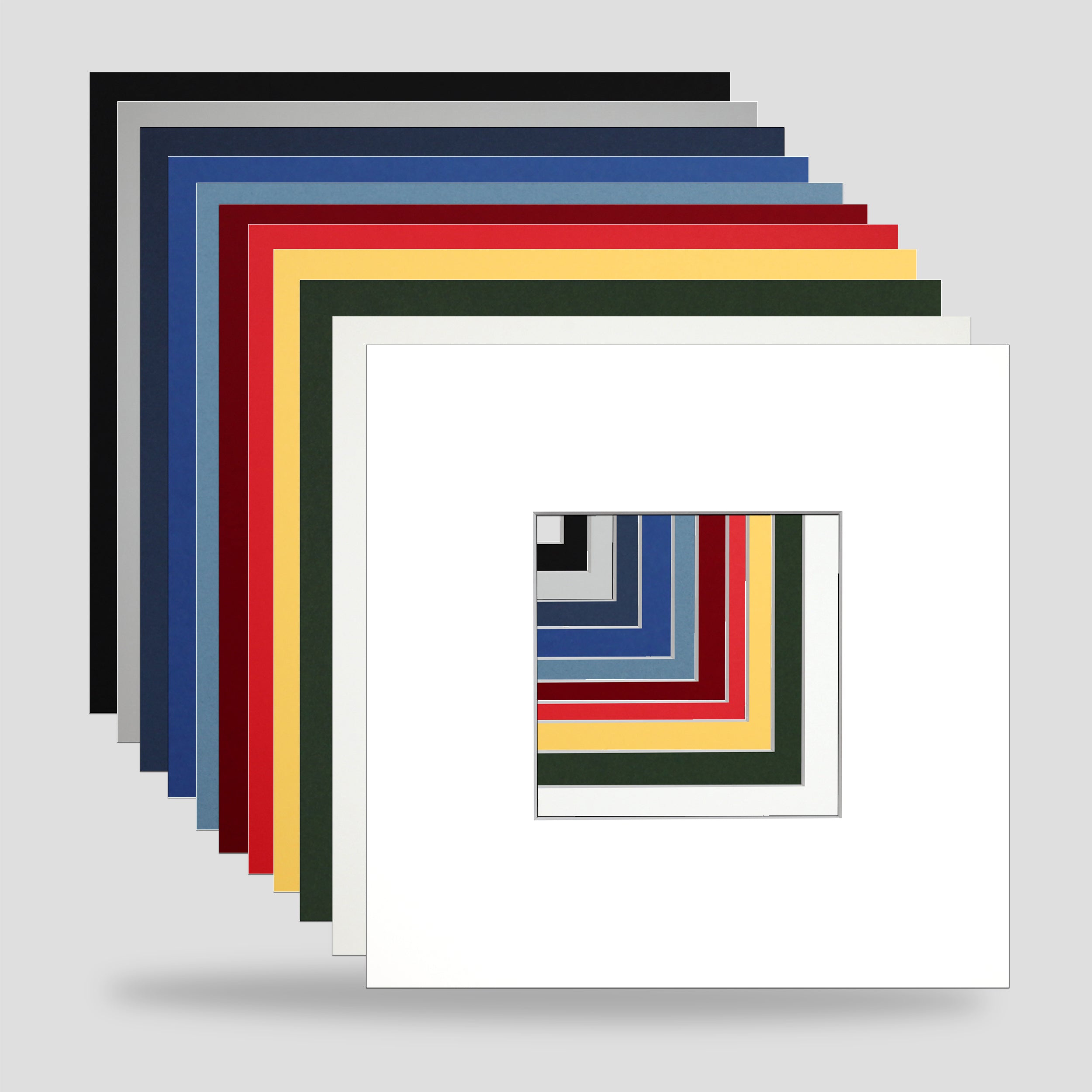 8x8 Picture Frame Mounts for 4x4 Photo – Mark Fell Photo Centre