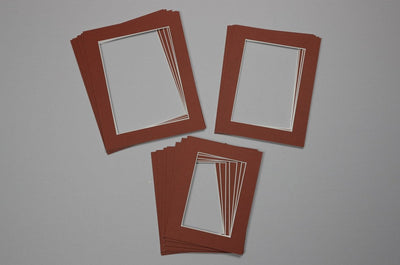 Trade Pack - Brown Mount Board - Pack of 16