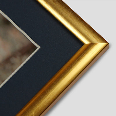 Triple Photo Frame Thin Cushioned Gold available in 5x3.5, 6x4 & 7x5 sizes