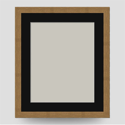 12x10 Classic Oak Style Frame with 10x8 Mount