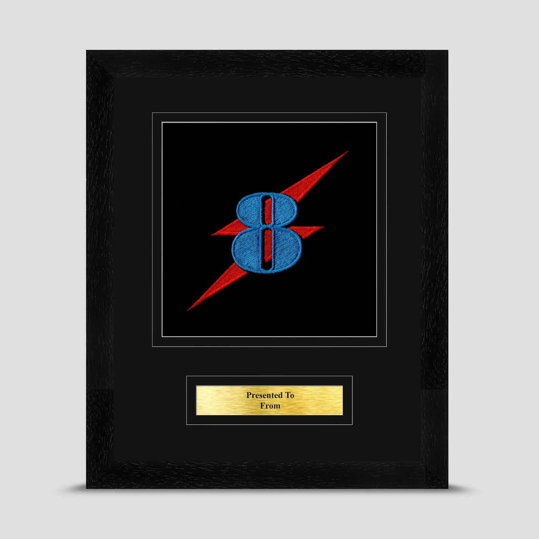 8 Fuel & General Transport Sqn 27 RLC Embroidery Framed Presentation ...