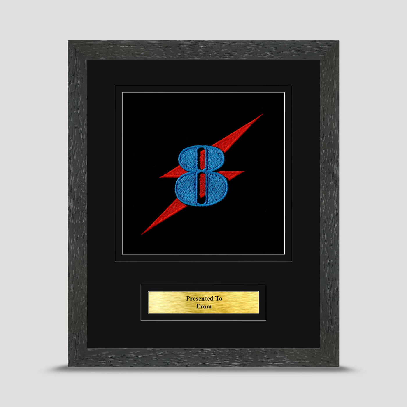 8 Fuel & General Transport Sqn 27 RLC Embroidery Framed Presentation ...