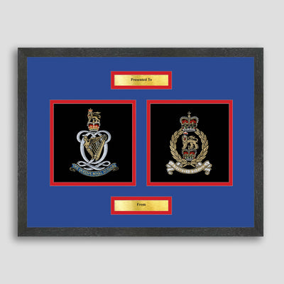 AGC Corps & QRH Framed Military Embroidery Presentation