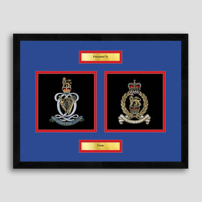 AGC Corps & QRH Framed Military Embroidery Presentation