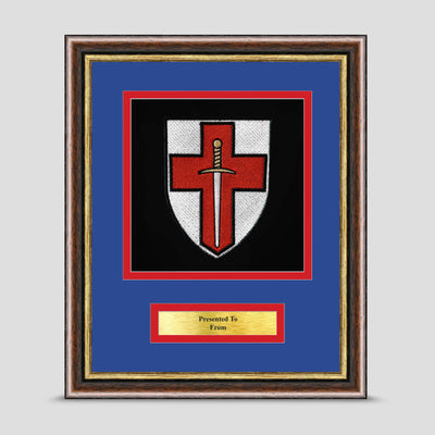 3 Armoured Company 6 Bn REME Framed Military Embroidery Presentation
