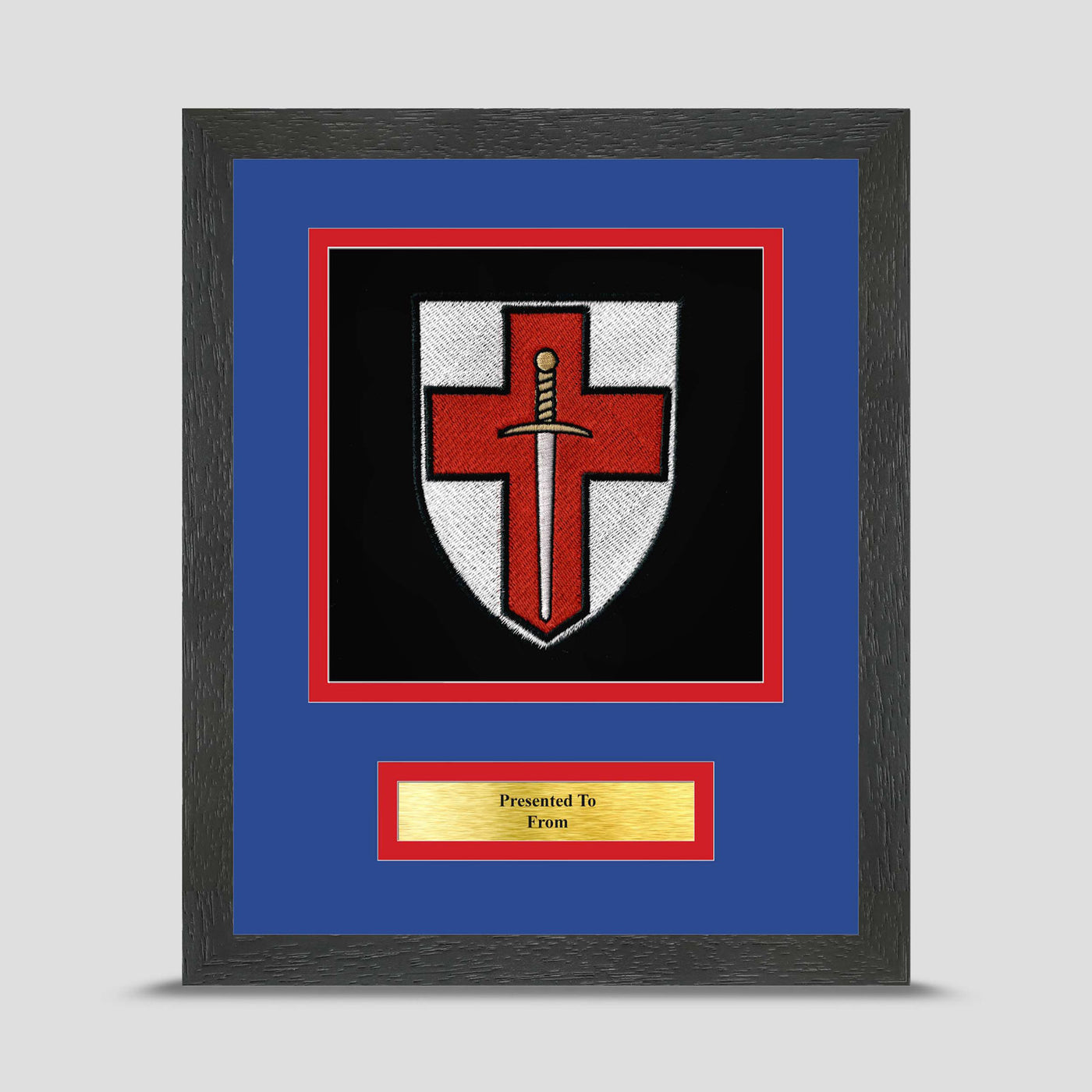 3 Armoured Company 6 Bn REME Framed Military Embroidery Presentation