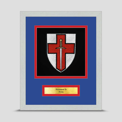 3 Armoured Company 6 Bn REME Framed Military Embroidery Presentation