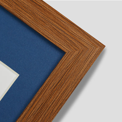 Oak Style Triple Landscape Frame Square Size Print available in 4x4, 5x5 & 6x6 Sizes