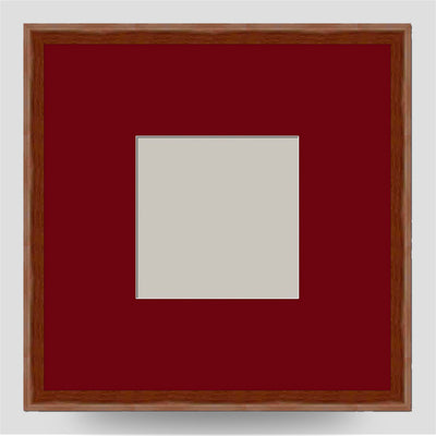 10x10 Thin Brown Cushion Frame with a 6x6 Mount