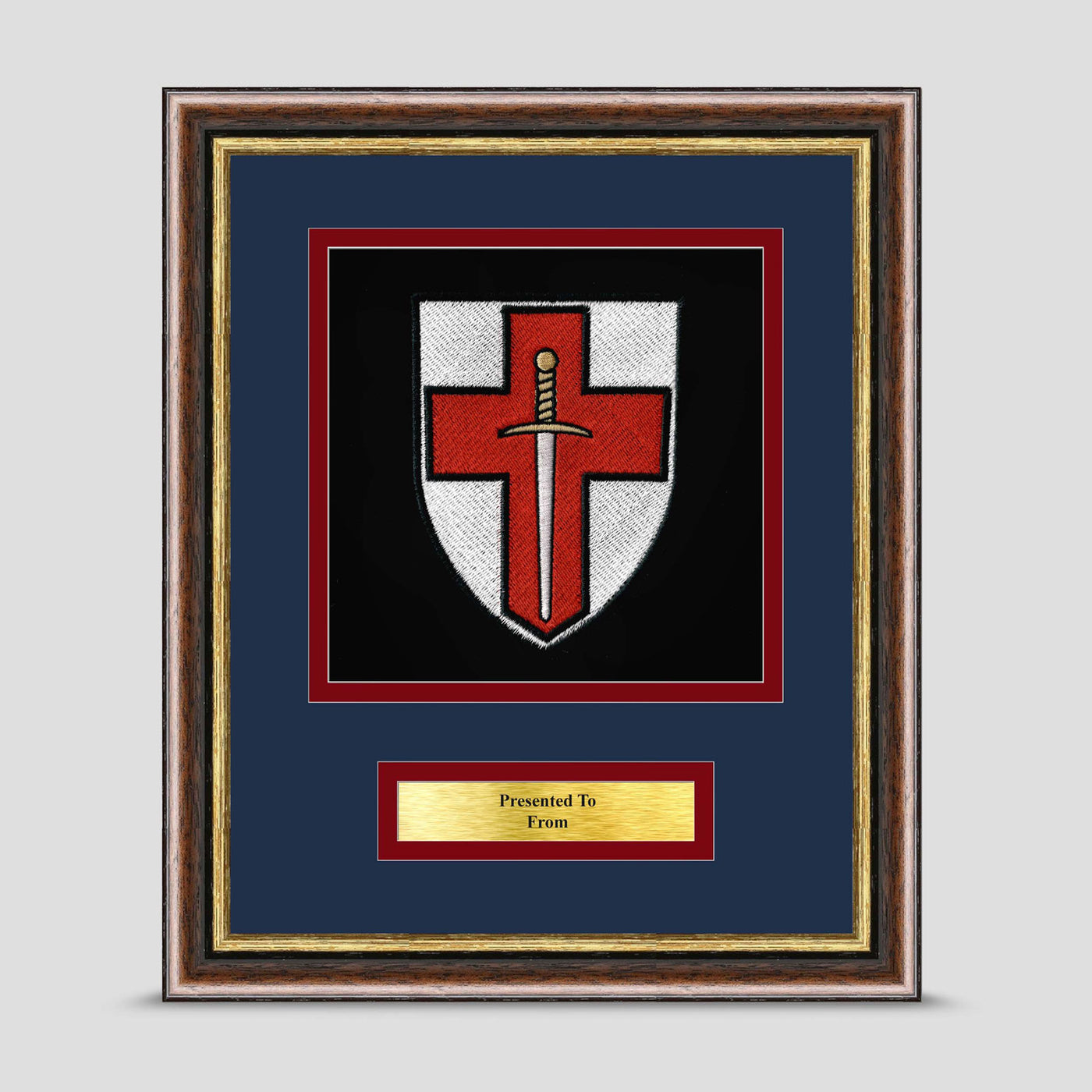 3 Armoured Company 6 Bn REME Framed Military Embroidery Presentation