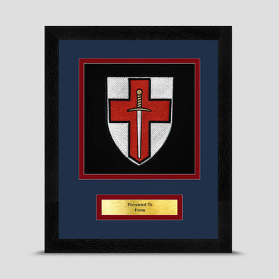 3 Armoured Company 6 Bn REME Framed Military Embroidery Presentation