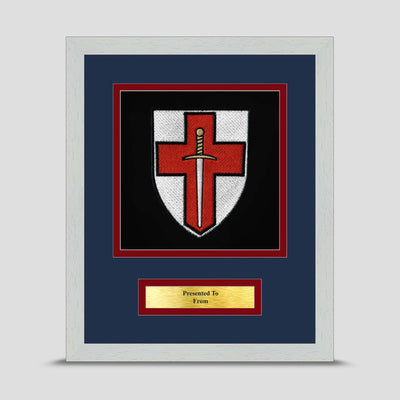3 Armoured Company 6 Bn REME Framed Military Embroidery Presentation