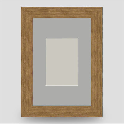 6x4 Classic Oak Style Frame with 3.5x2.5 Mount