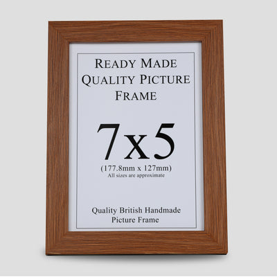 7x5 Oak Style Picture Frame