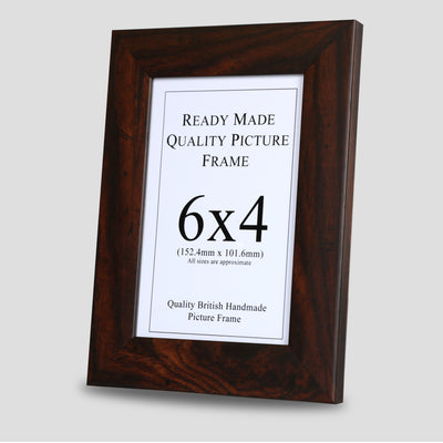 6x4 Walnut Style Picture Frame