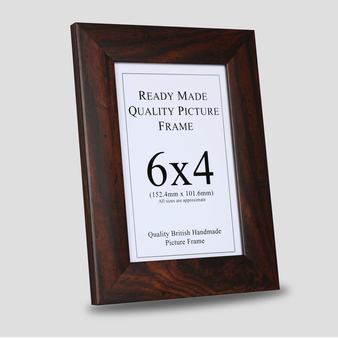 6x4 Walnut Style Picture Frame