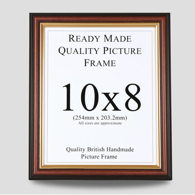 10x8 Brown & Gold Picture Frame