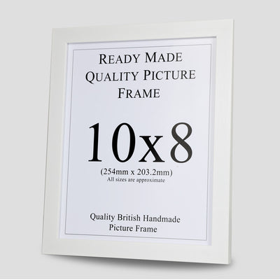 10x8 White Picture Frame