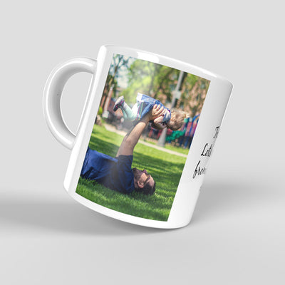 Personalised Photo Mug - 2 Pictures & Text