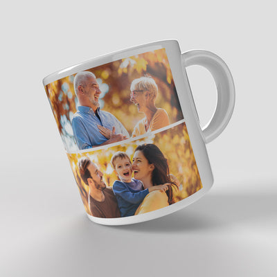 Personalised Photo Mug with 4 Pictures