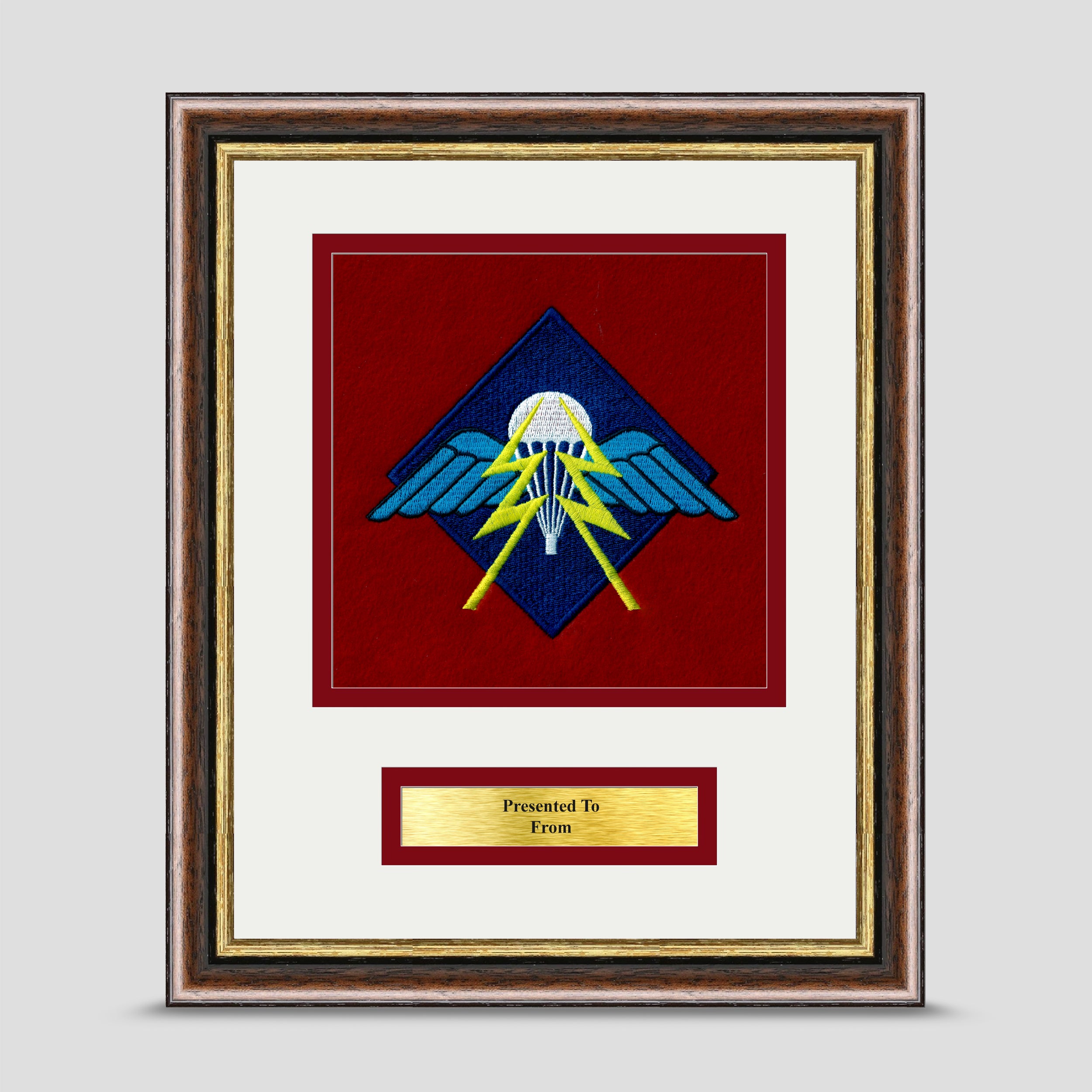 Recce Troop 23 PARA Embroidery Framed Presentation - Military Framing ...