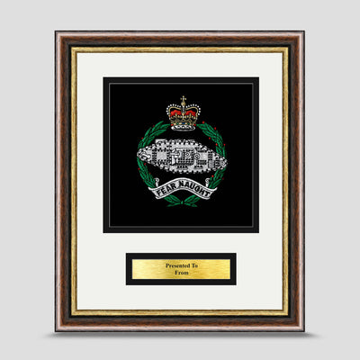 Royal Tank Regiment Framed Military Embroidery Presentation RTR