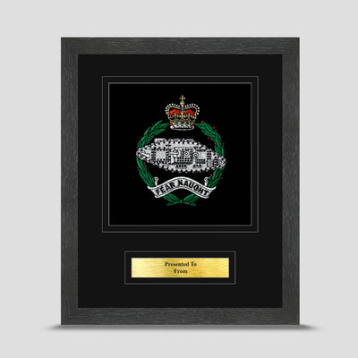 Royal Tank Regiment Framed Military Embroidery Presentation RTR