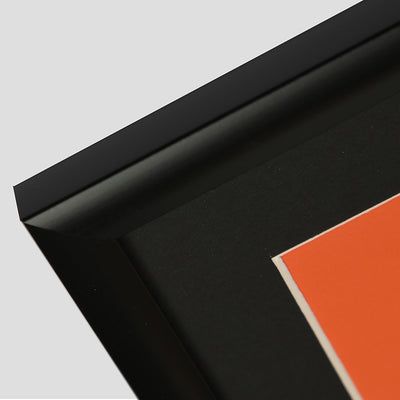10x10 Thin Black Cushion Frame with a 8x8 Mount