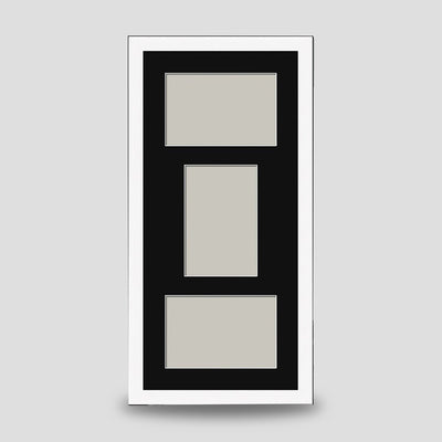 Triple Photo Frame Classic White in 5x3.5, 6x4 & 7x5 size