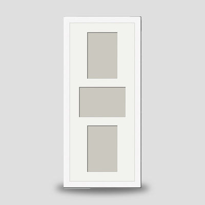 Classic White Triple Photo Frame in 5x3.5, 6x4 & 7x5 size